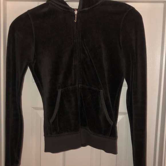 Juicy Couture velour hooded zip-up - Picture 4 of 6